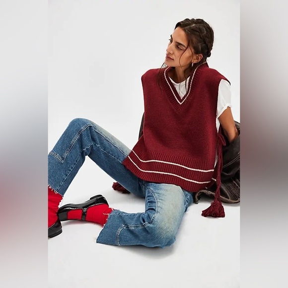 Free People Sweaters - Free people All Star Stripe Poncho